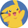 Држач за телефон PopSockets PopGrip Pikachu Knocked, универзален, жолт
