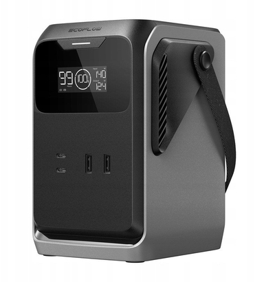 Портабилна енергетска станица EcoFlow Trail 200 DC PPS, 192Wh, црна