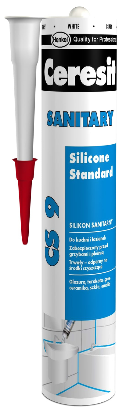 Silikon sanitar Ceresit CS9, 280ml, i bardhë