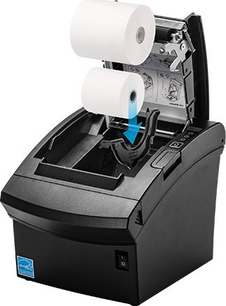 Печатач за фактури Bixolon SRP-350plusV, директен термален, USB RS232 Ethernet, црн