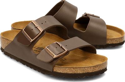 Sandale Birkenstock Arizona BF, uniseks, kafe e errët
