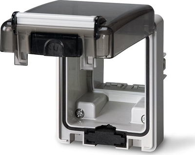 Kapak paneli elektrik Scame Domoplus 570.6001, IP66, transparent