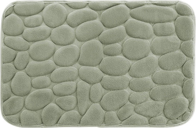 Tapet për banjo Douceur D'intérieur Relief, 50 x 80 cm, jeshile sage
