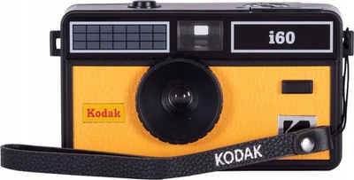 Aparat fotografik analog Kodak I60, film 35mm, blic i integruar, i verdhë