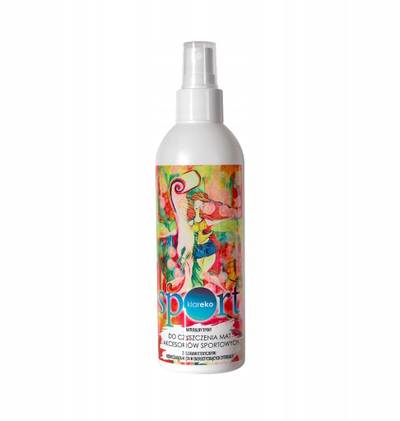 Sprej pastrimi Klareko Sport, për tapete dhe aksesorë sportivë, mente dhe agrume, 250ml