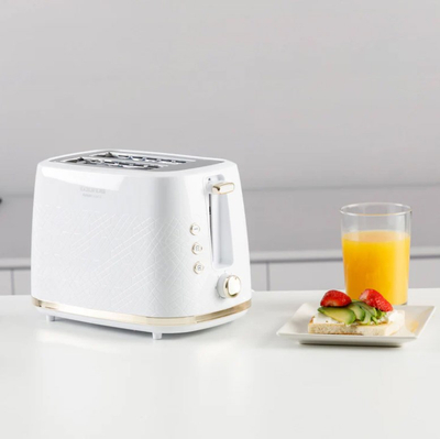 Tostier Taurus Fusion Crunch 960707000, 800W, 2 feta, i bardhë