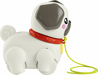 Lodër qenush ecës Mattel My Pug's Walking Playset, mekanike, me zë