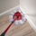Set mop me kove Vileda Turbo 3in1, sistem rrotullues, trekendor, e kuqe