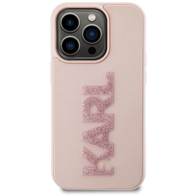 Mbajtëse telefoni Karl Lagerfeld KLHCP15X3DMBKCP, për iPhone 15 Pro Max 6.7", hardcase, rozë