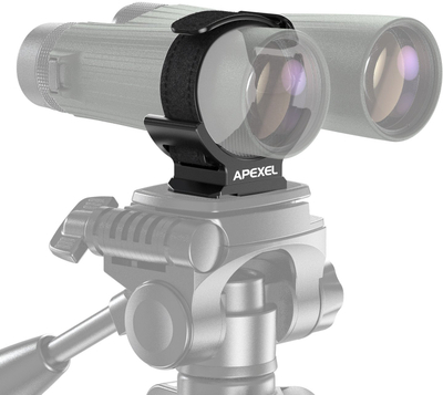 Mbajtëse për dylbi Apexel Apl f007 Pro, fiksim në tripod, sistem Arca Swiss 14, për rrip
