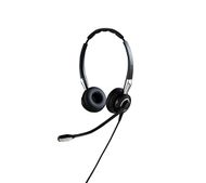 Kufje Jabra BIZ 2400 II Duo, me kabllo, për zyrë dhe call center, e zezë