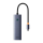 Hub USB C Baseus 11 në 1, 4K, PD 100W, gri metalik