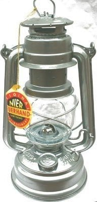 Ламба на масло Feuerhand Baby Special 276, метална, за надворешни простори, сребрена