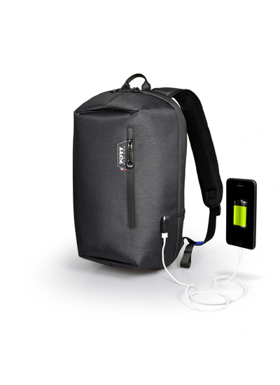 Çantë shpine për laptop Port Designs SAN FRANCISCO, 15.6", e zezë