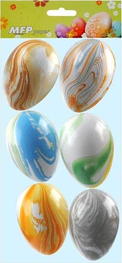 Vezë plastike zbukuruese MFP S170181, 6 cm, set me 6 copë, me shumë ngjyra