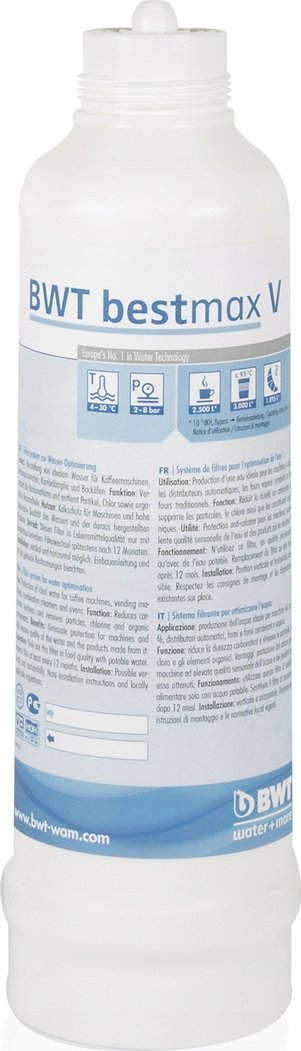 Filtër uji BWT Bestmax V, për makina kafeje, reduktim gëlqereje