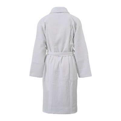 Rrobë banje SPA Waffle, pambuk 100%, unisex S/M, e bardhë