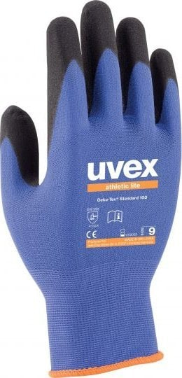 Doreza pune Uvex Athletic Lite, masa 9, gri anthracite me blu