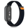 Rrip ore Tech-Protect Nylon Pro për Xiaomi Smart Band 8 9 10, najlon i mirë, mbyllje metalike, i zi me portokalli