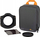 Çantë për filtra foto Lowepro GearUp Filter Pouch 100, me xhepa për ndarje, me dorezë, gri