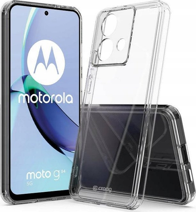 Kapisoll telefoni Crong Crystal Shield, Motorola Moto G84, Anti-Shock, transparent