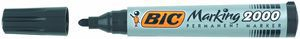 Marker permanent BIC 2000, me majë të rrumbullakët, kuti me 12 copë, blu