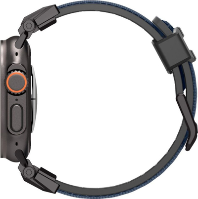 Ремче за Apple Watch Spigen DuraPro Armor, метален приклучок, црно