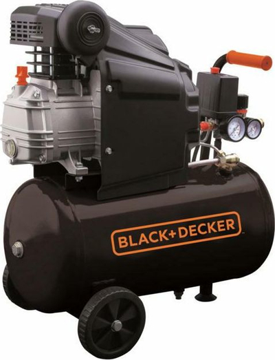 Kompresor BLACK+DECKER BD 205/24, 2 HP, 24L, portokalli