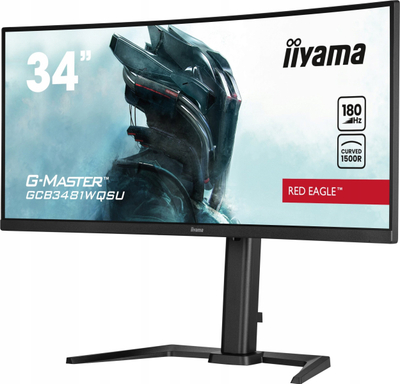 Monitor gaming Iiyama G-Master GCB3481WQSU, 34\", 3440 x 1440, 180Hz, i zi