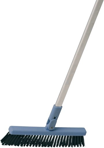 Fshesë gome për dysheme, 35cm, dorezë alumini, blu