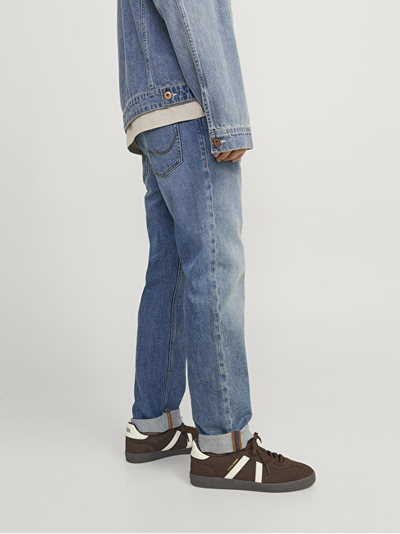 Pantallona për meshkuj Jack&Jones JJICLARK Regular Fit, të kaltër