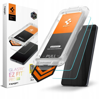 Xham mbrojtës Spigen Glas TR EZ Fit Pro HD, 2 copë, Samsung Galaxy S26, transparent