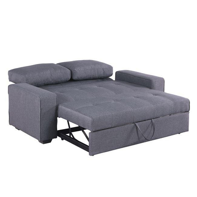 Sofa-Shtrat Kanna 2 ulëse tapiceri 176×102×91 cm (HM3082.10), gri