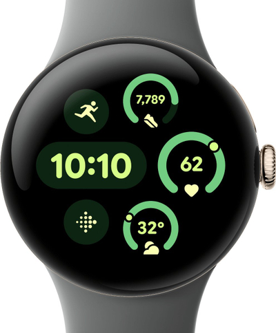 Ora e zgjuar Google Pixel Watch 3, 41mm, 32GB, WiFi, ngjyrë hazel