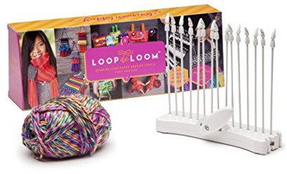 Set thurjeje Loopdedoo Loopdeloom, vegël me tezgjah, fije 110 m, shumëngjyrësh