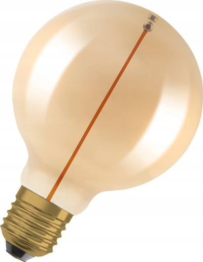 Llambë OSRAM Vintage 1906 LED Globe G95, E27, 2.2W, e artë