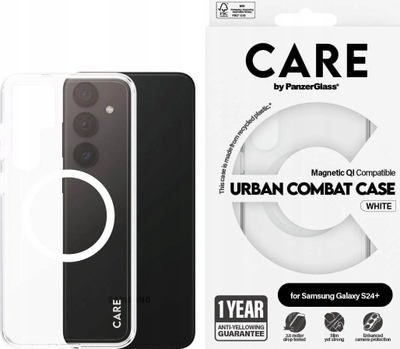 Kllaf telefoni PanzerGlass CARE Flagship Case për Samsung Galaxy S24 Plus, transparent