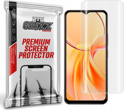 Folie mbrojtëse Hydrogel Grizz HydroFilm për Vivo Y28S, transparencë e lartë, prekje e ndjeshme