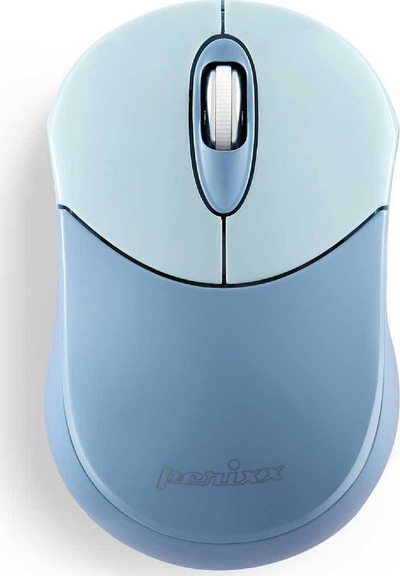 Maus wireless Perixx PERIMICE-802BL, Bluetooth 3.0, kompakt, blu