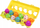 Set dekorativ Pashkë LeanToys Christmas Egg, 12 vezë plastike, me figura lepurushësh, shumëngjyrëshe