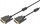 Kabllo DVI Digitus Connection Cable, Dual Link 24+1, Full HD, e zezë