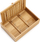 Kuti çelësash Zeller, bambu, 19 x 6 x 27 cm, kafe