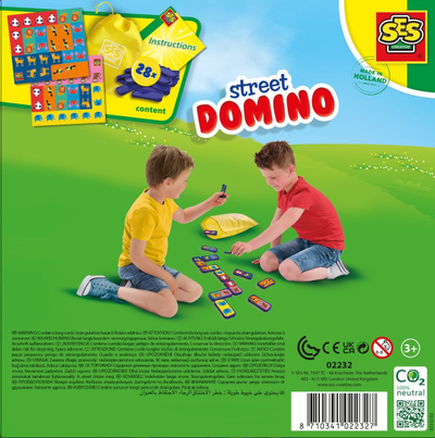 Lojë domino për fëmijë SES Creative Children's Street Domino 02232