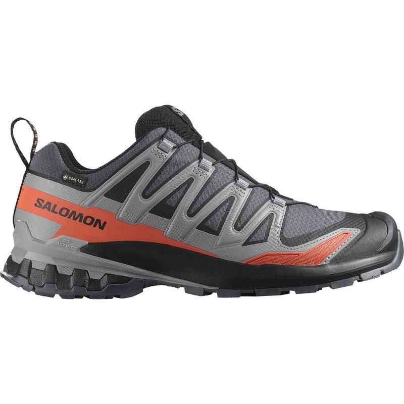 Atlete trail Salomon XA PRO 3D V9 GORE-TEX, Contagrip, Quicklace, gri portokalli