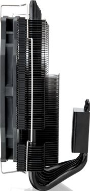 Ftohës CPU Raijintek Pallas Low Profile 120, 120mm, PWM, i zi