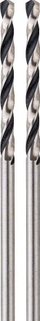 Set stërvitëse metali Bosch HSS-PointTeQ, 2.5mm, 2 copë, e zezë