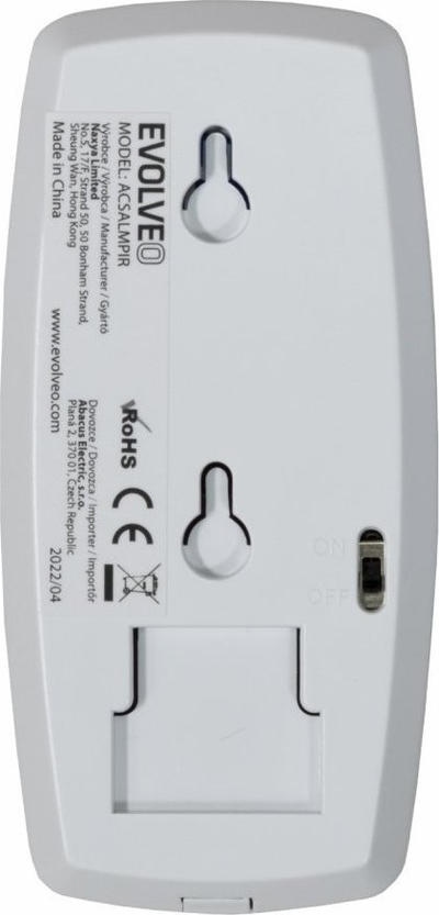 Безжичен детектор за движење EVOLVEO Alarmex Pro ACSALMPIR, WiFi 2.4 GHz, PIR, бел