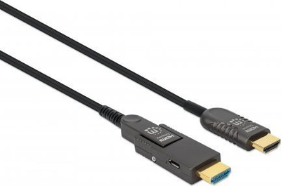 Kabllo HDMI në Micro HDMI Manhattan, 4K 60Hz, 10m, e zezë