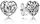 Vathë për femra Pandora Tree of Life sPN1189, të argjendtë