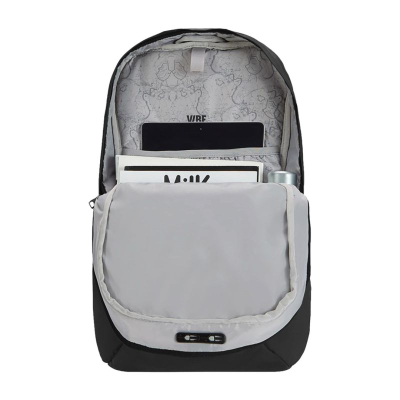 Çantë shpine Pacsafe Vibe 25L, kundra vjedhjes, për laptop 16\", e zezë
